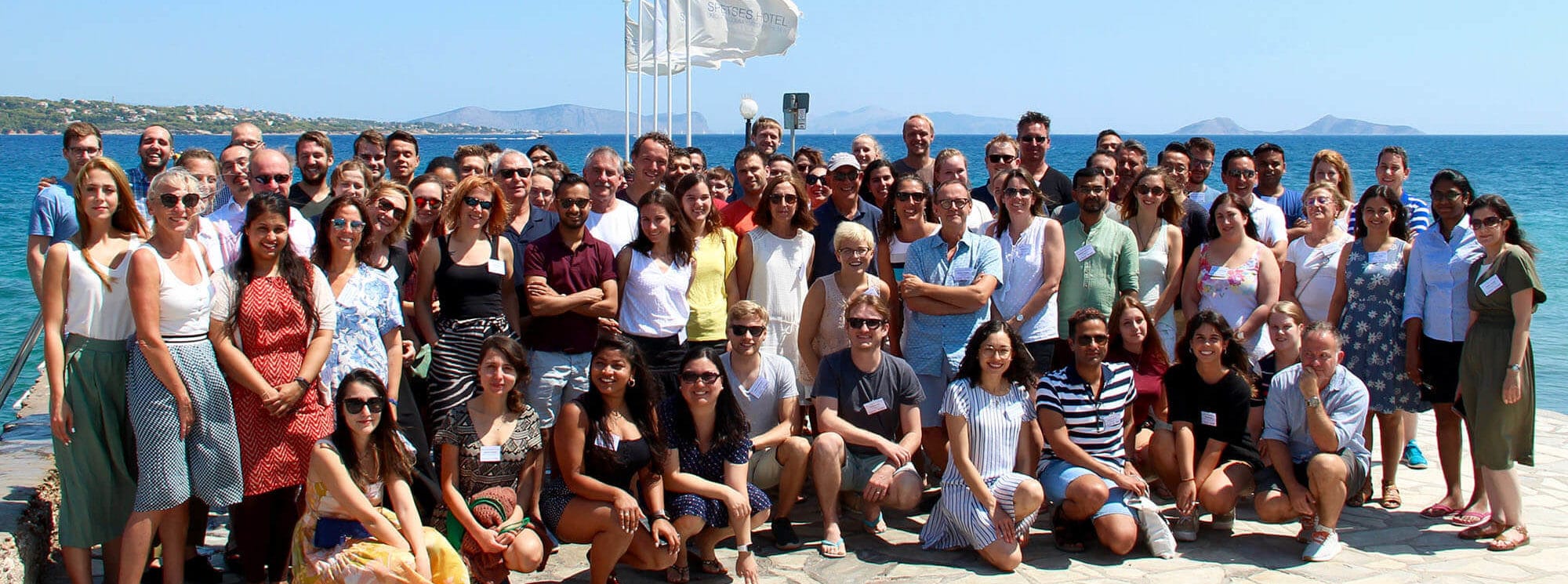 Participants at a 51茶楼 Advanced Lecture Course on 'Epigenomics, nuclear receptors and disease', Spetses Island, Greece, August 2019