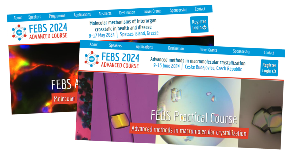 Webpages of Advanced Courses events